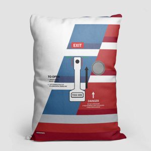 AA Door - Throw Pillow
